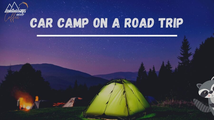 Camping for beginners in a campground