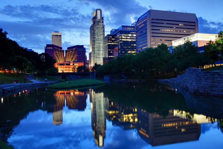 11 Best Road Trips From Kansas City (Day Trips + Weekend Trips) 5 Skyline of Omaha, Nebraska, one of the best short drives from Kansas City