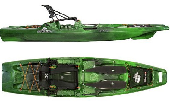 Product Display A display of the Perception Outlaw 11.5