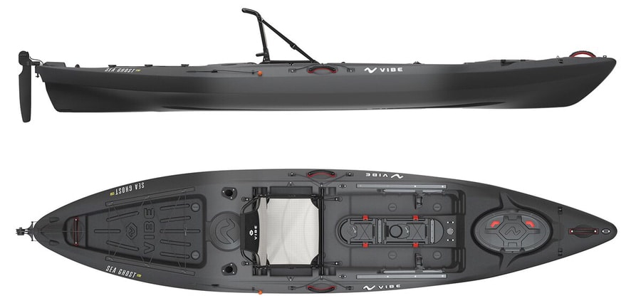 Product Image A display of the Vibe Sea Ghost 130