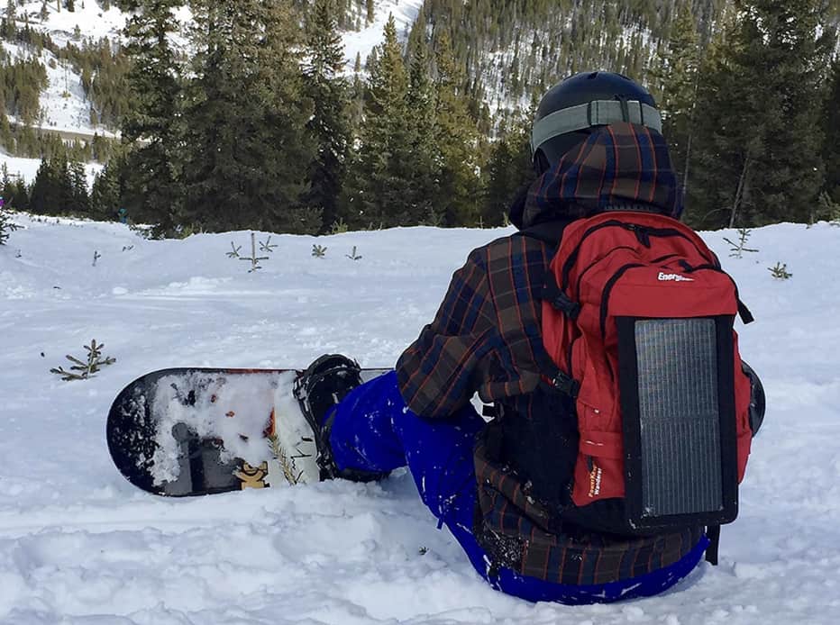 17 Best Solar Chargers for Backpacking - 2023 33 A display of the Powerkeep Energizer Wanderer being used