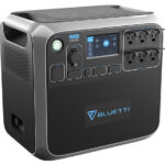 13 Best Solar Generators for Camping - Buyer's Guide 5 A display of the BLUETTI AC200P portable solar power station.