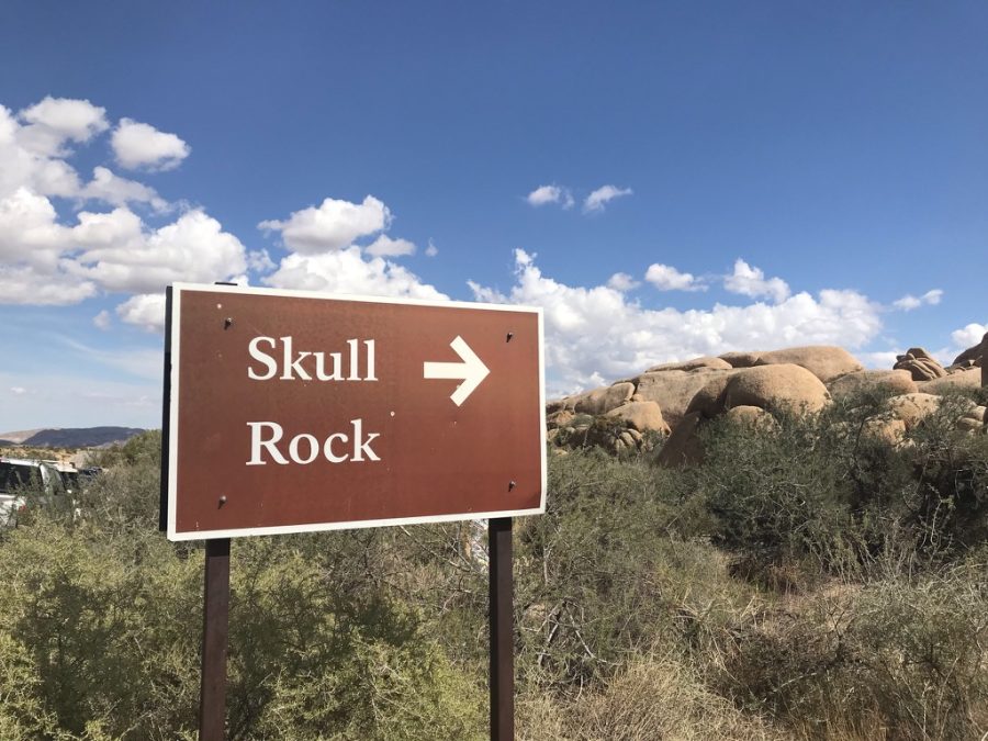 How to Plan a Day Trip to Joshua Tree; 7 Beautiful Sights 4 Skull-Rock-Road-Sign-Joshua-Tree-Drive