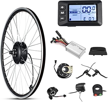 Electric Bikes For Newbies - Shop for the right bike (2023) 28 A display of a hub conversion kit