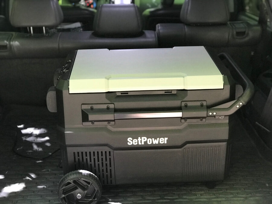 SetPower RV45D Pro Review: The Best Camping 12v Fridge? 2 SetPower RV45D Pro Ready for action in our Honda Pilot