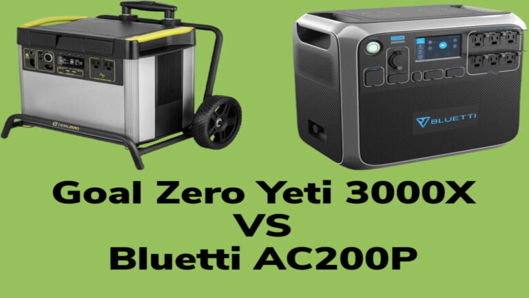 Goal Zero Yeti 3000X vs Bluetti AC200P – 5 Differences You Need to Know