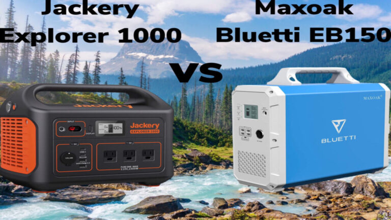 Jackery Explorer 1000 vs Bluetti EB150 – Solar Power Station Comparison